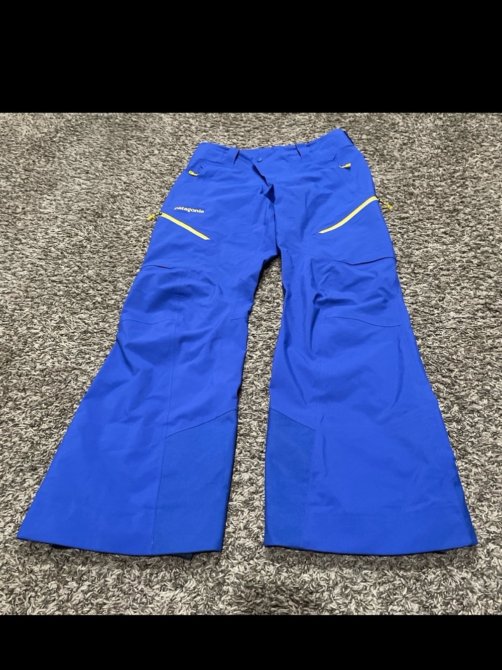 Patagonia gore tex cobalt blue ski/snow pants women’s size XS